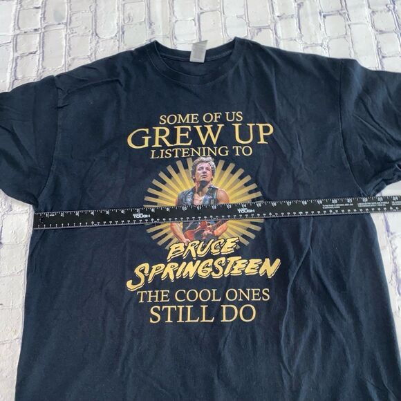 Gildan T-Shirt Men’s Size XL Color Black Bruce Springsteen Graphic Tee - Picture 7 of 9